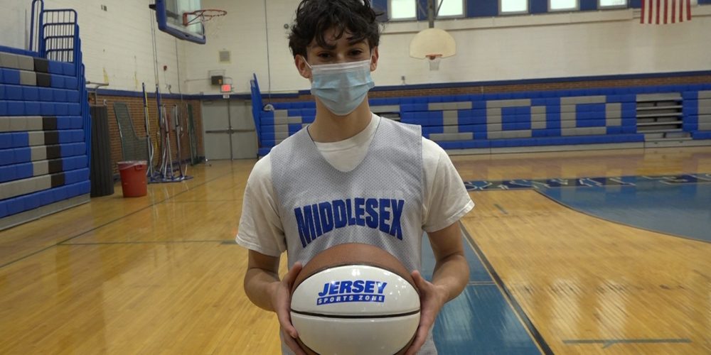 Michael Salvatore takes home Boys Central Game Ball
