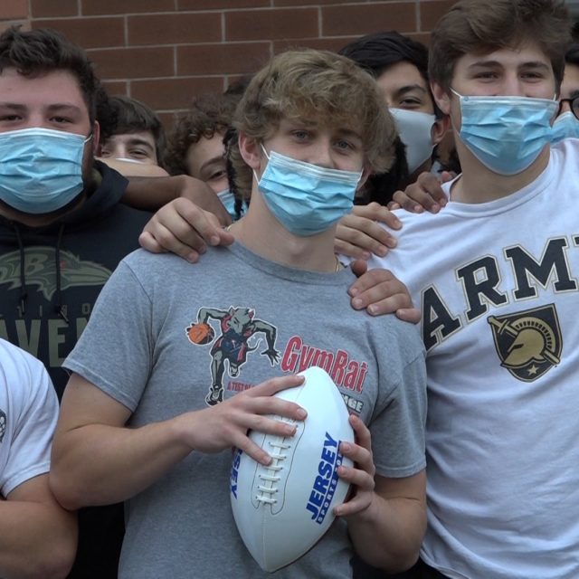 Michael Schmelzer of Montgomery takes home Central Jersey Week Six Game Ball