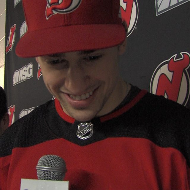 Miles Wood watches JSZ Top Goals, then lights the lamp for Devils!
