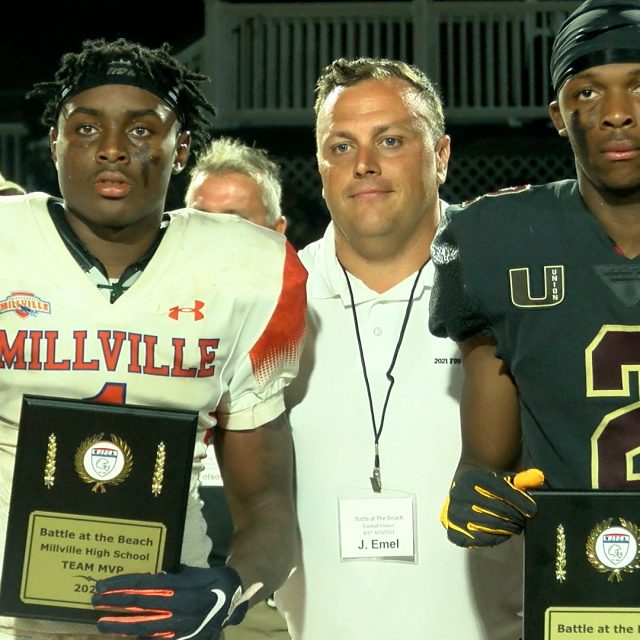 Millville Sends Message, Downs Union at “Battle at the Beach”