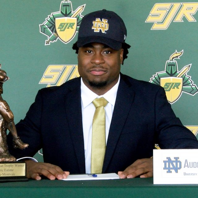 Estime Wins 2020 JSZ Zoneman, Signs with Notre Dame