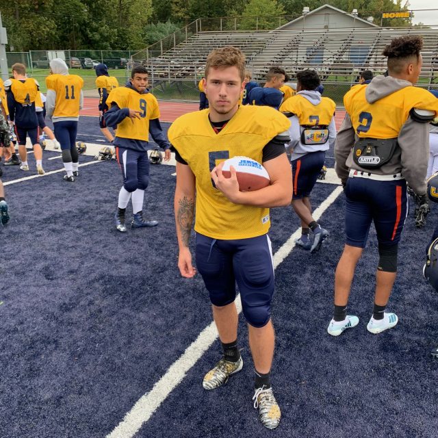 Matt Croteau brings JSZ Central Jersey Week 4 Game Ball to Colonia
