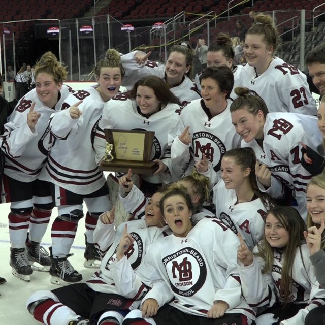 Morristown-Beard Wins Inaugural Girls Ice Hockey State Championship!
