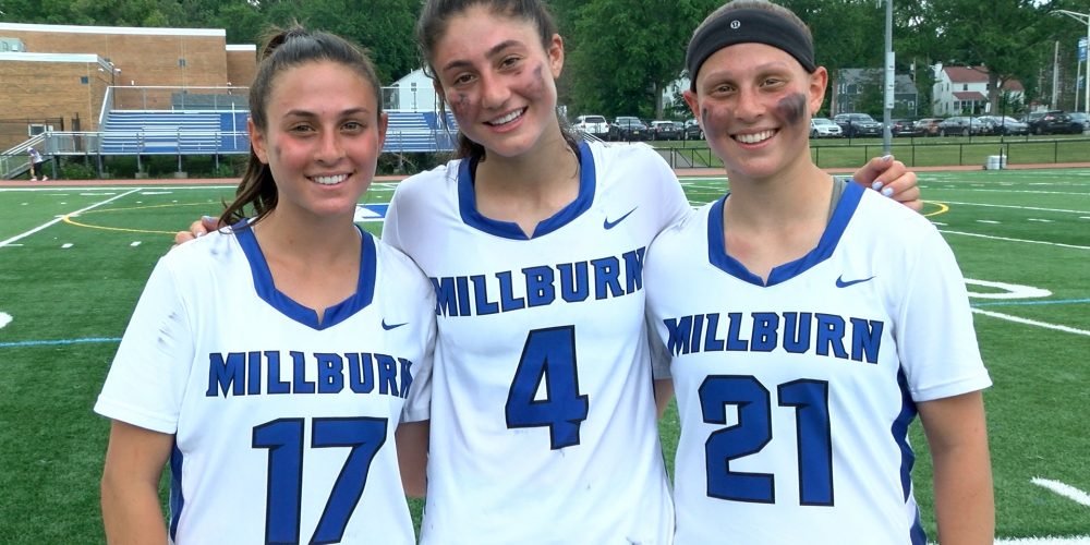 Millburn “Triplets” Score in Bunches, Advance in States