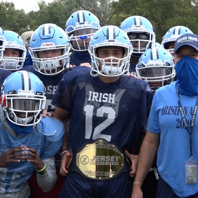 George Chrissafis of Notre Dame Wins Week One Top Play Belt