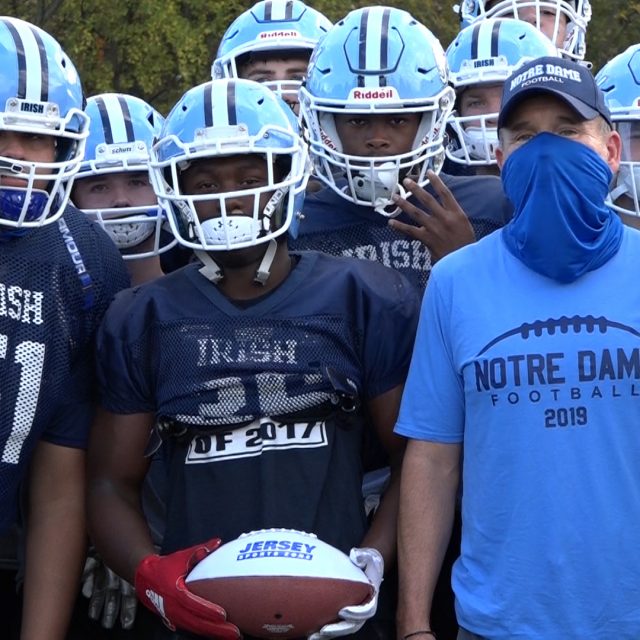Rickey “Pop” Spruill of Notre Dame Wins JSZ Central Jersey Week 3 Game Ball