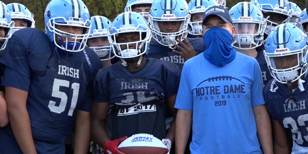 Rickey “Pop” Spruill of Notre Dame Wins JSZ Central Jersey Week 3 Game Ball