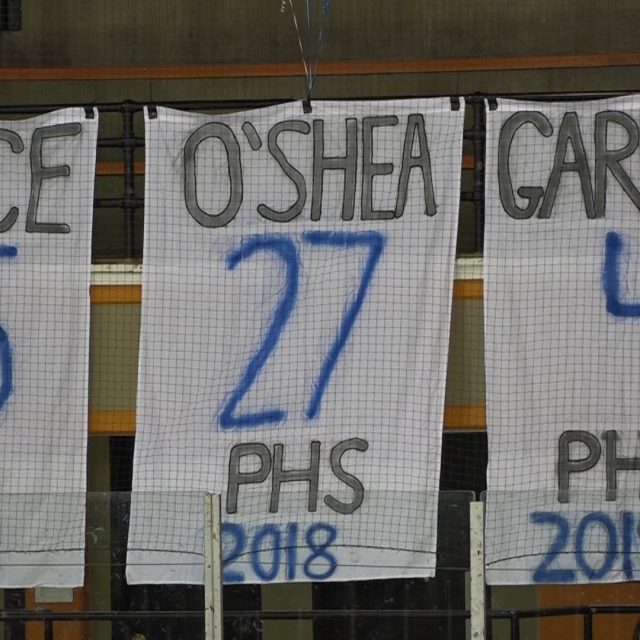 Princeton Ice Hockey lights it up on Senior Night