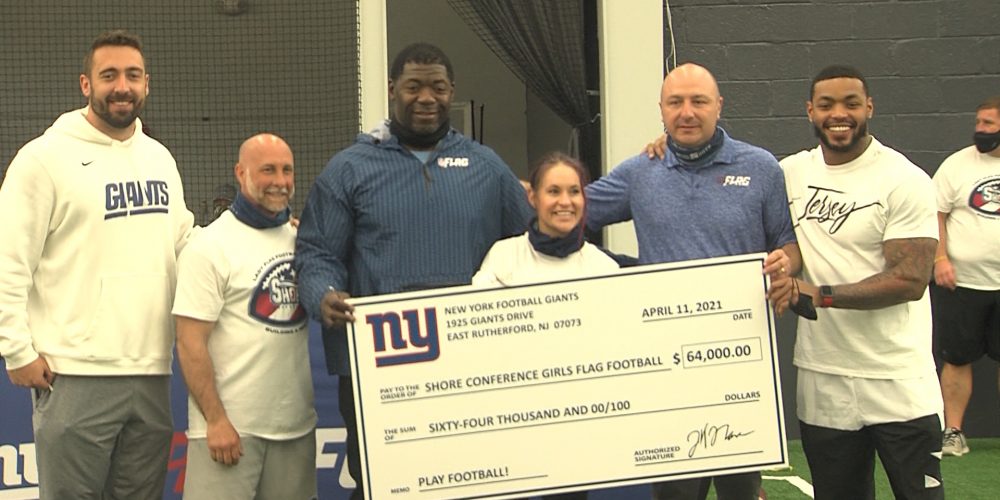 NY Giants Help Bring Girls Football to Shore