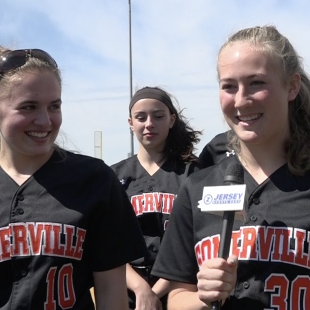 JSZ Awards 2 Somerville Softball Players with Mid-State Game Balls