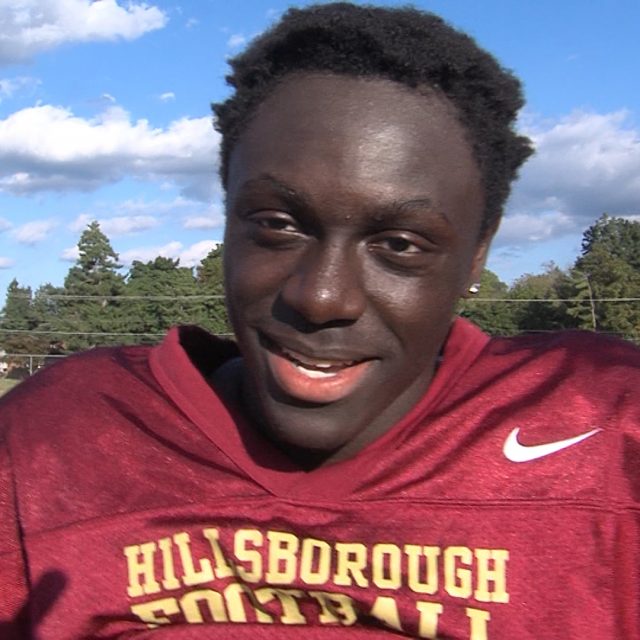 Hillsborough’s Thomas Amankwaa Wins JSZ Week 1 Top Play Belt