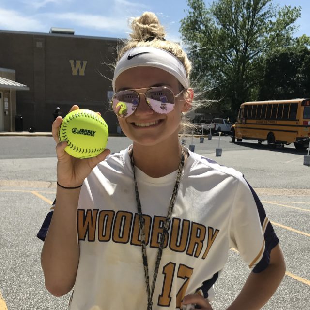 Morgan Tripodi of Woodbury Wins Final NJM Insurance Softball Game Ball
