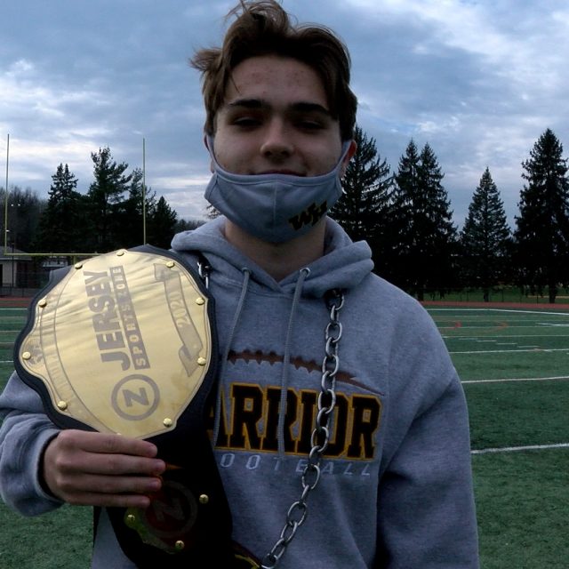 Watchung Hills’ Vlasak Takes Home Week 8 Top Play Belt!
