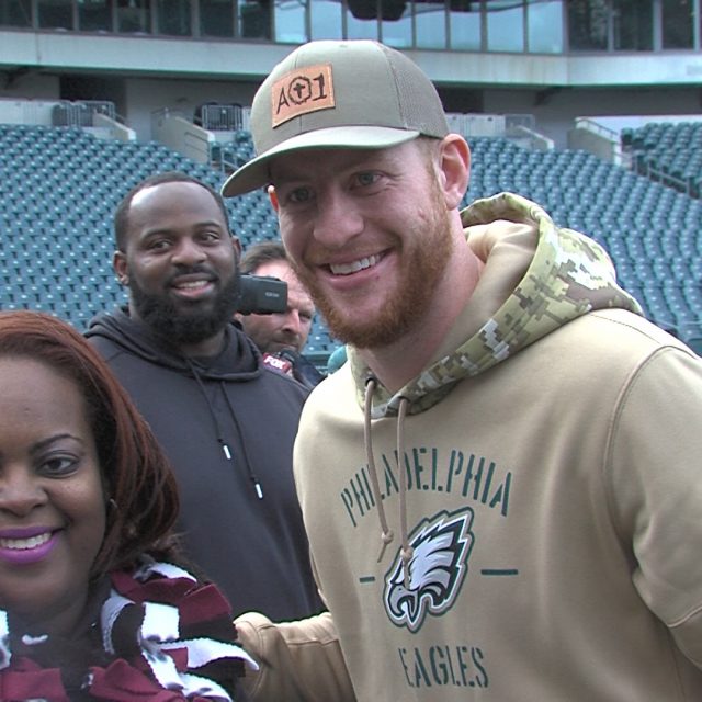 NFL’s Eagles Help Heal After Shooting