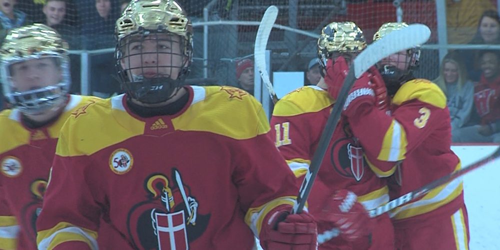 Bergen Catholic holds on for 3-2 win at CBA for 10th straight ice win