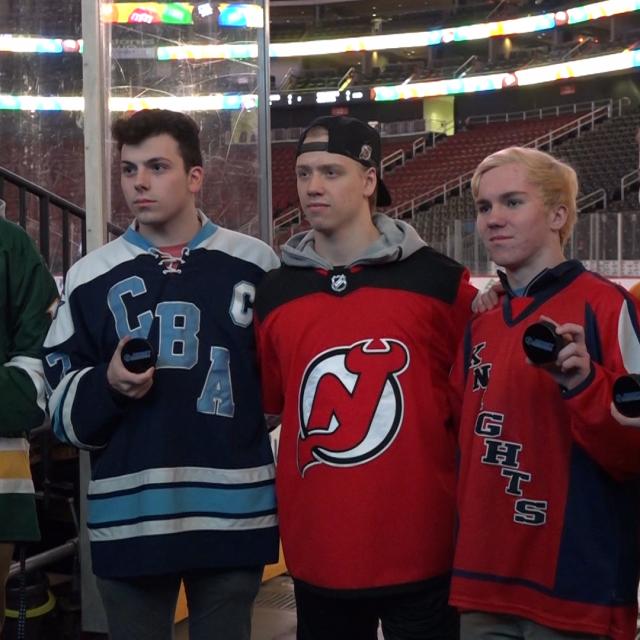 NJ Devils honor JSZ Top Goals from January at the Rock