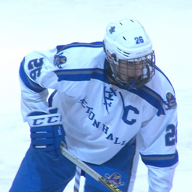Seton Hall Prep opens state hockey playoffs with emphatic victory