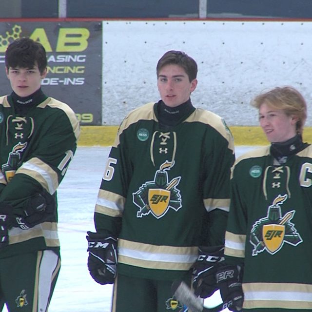 Hughes hat trick keeps St. Joe-Montvale unbeaten on ice