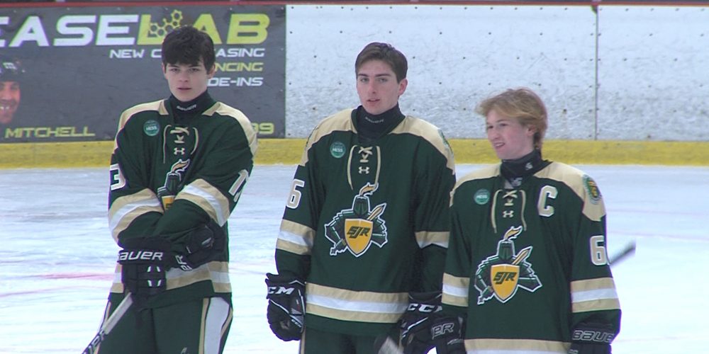 Hughes hat trick keeps St. Joe-Montvale unbeaten on ice