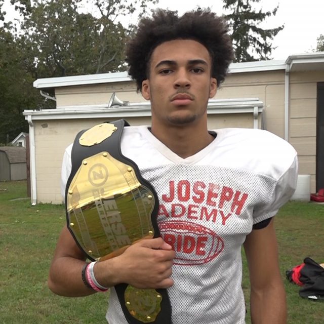 St. Joseph Academy’s Jahmeer Cartagena wins JSZ Week 8 Top Play Belt