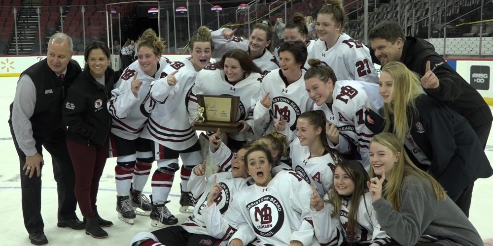 Morristown-Beard Wins Inaugural Girls Ice Hockey State Championship!