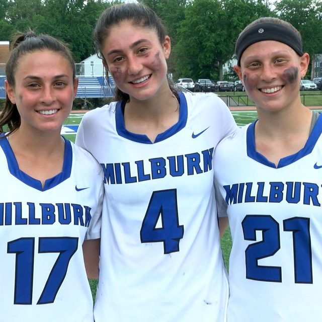 Millburn “Triplets” Score in Bunches, Advance in States