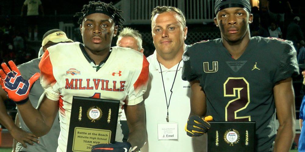 Millville Sends Message, Downs Union at “Battle at the Beach”