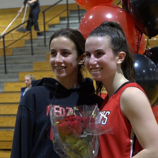 Robbinsville’s Fiona Aromando scores her 1,000th point!